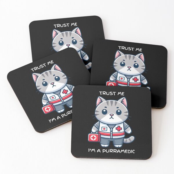 Item preview, Trust me, I'm a Purramedic | Cat Humor | Paramedic designed and sold by SoundStyleShop.