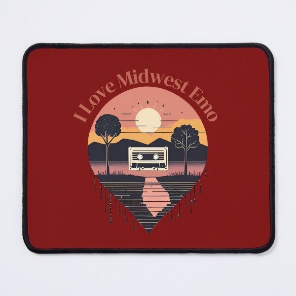Item preview, Midwest Emo T-Shirt - Indie Band Aesthetic Tee for Music Lovers designed and sold by TrebdoraCrafts.