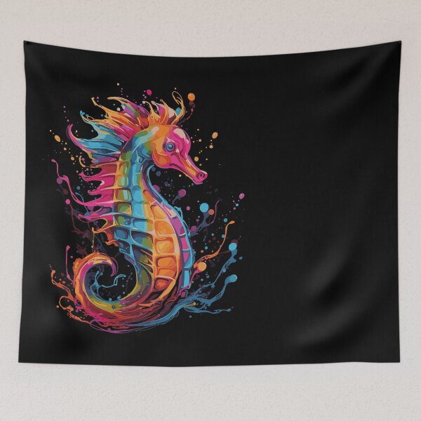 Item preview, Colorful Seahorse designed and sold by drizzd.
