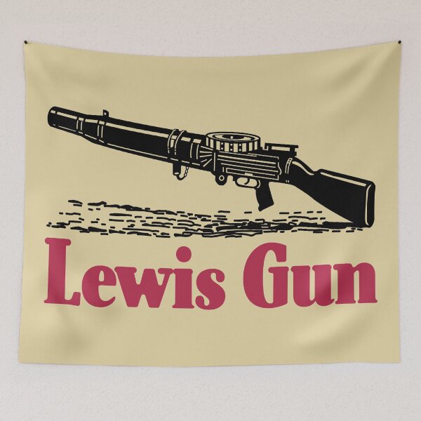 Item preview, Lewis Machine Gun WW1 Bold Graphic Memorabilia designed and sold by MilitaryMart.