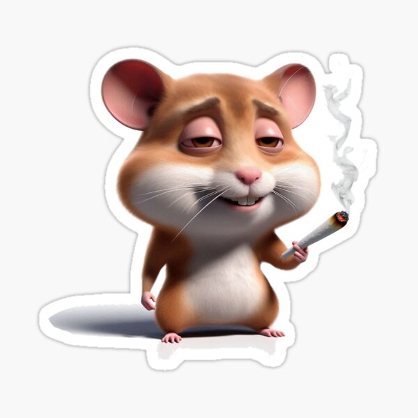 Item preview, Smoking Animals * Hamster 1 designed and sold by Toeffelshop.