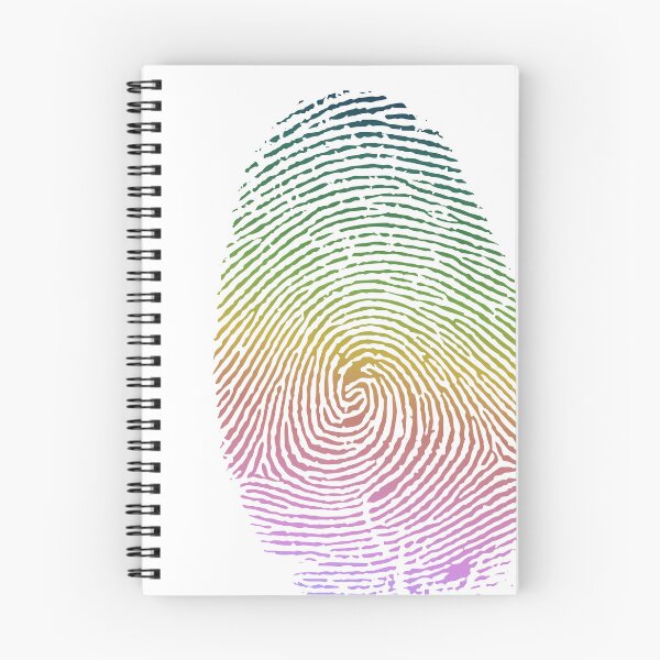 Item preview, Fingerprint rainbow designed and sold by theOrangeHippo.