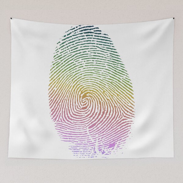 Item preview, Fingerprint rainbow designed and sold by theOrangeHippo.