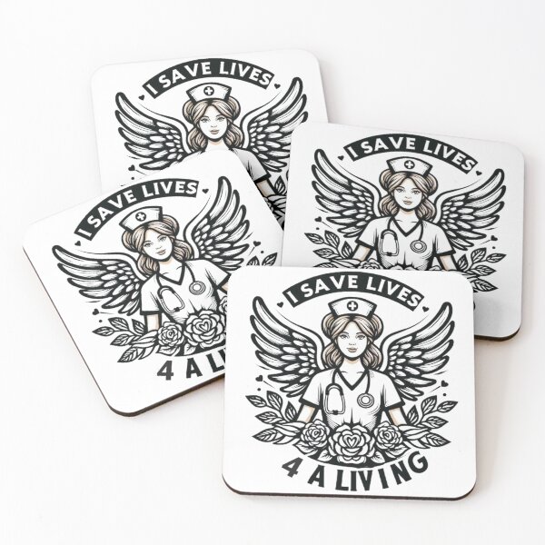 Item preview, I Save Lives For a Living Nurse designed and sold by CamiGraphix.