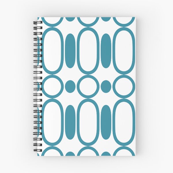 Item preview, Circle pattern with stretched patterns in between on white background (blue) designed and sold by Tokofereal.