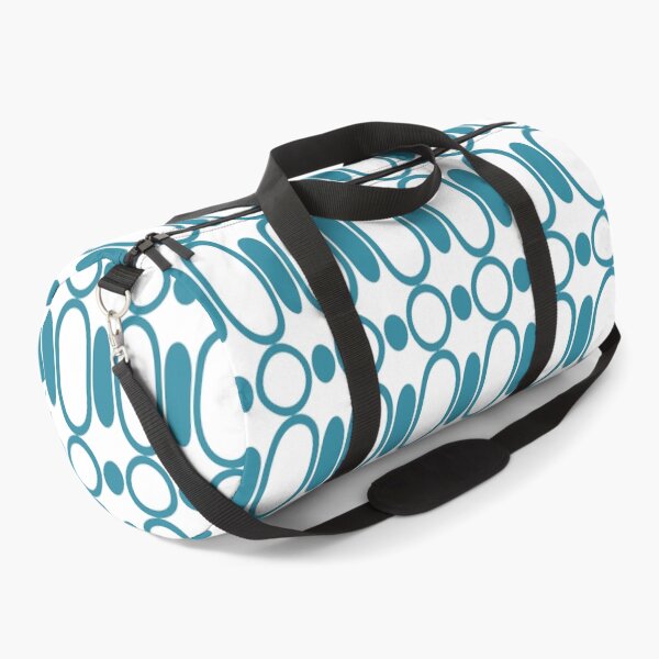 Item preview, Circle pattern with stretched patterns in between on white background (blue) designed and sold by Tokofereal.