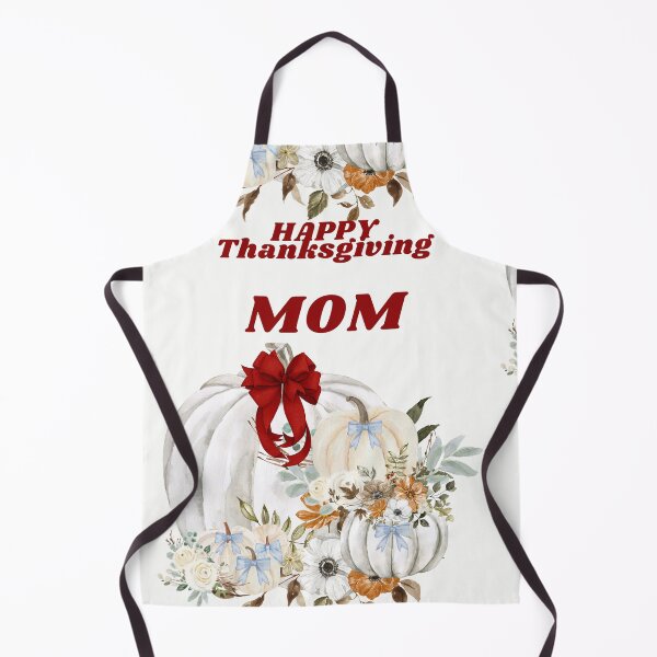 Item preview, Cute Ribbons Floral Pumpkins Happy Traditional Thanksgiving Mom designed and sold by Darlene Douglas-Jackson.