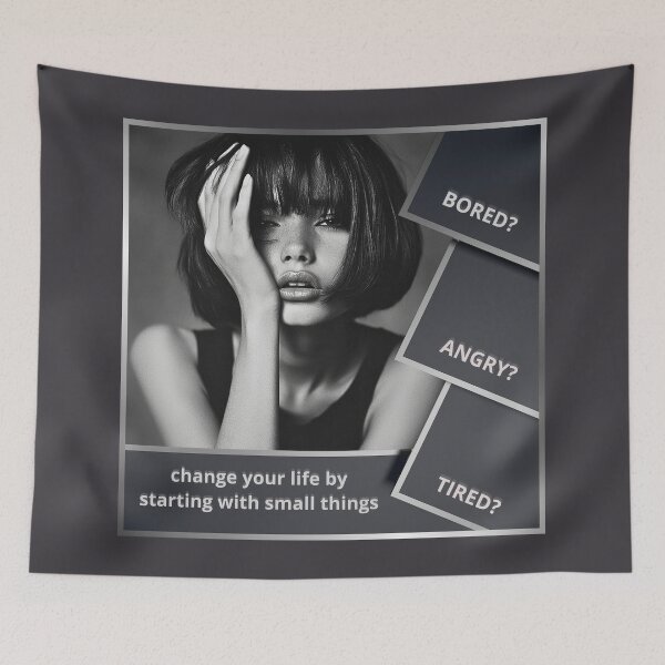 Item preview, Bored? Angry? Tired? Change your life by starting with small things designed and sold by silent-violin.