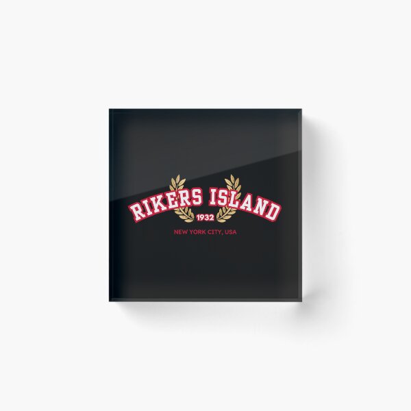Item preview, Rikers Island Jail “Varsity,” White and Red designed and sold by UNK-Fatigues.
