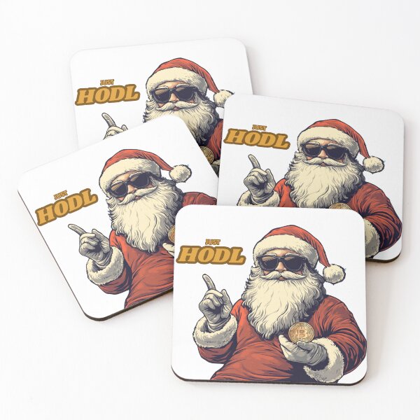 Artikelvorschau, Santa Bitcoin Just Hodl entworfen und verkauft von NicolasGlowArt.