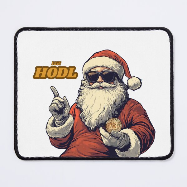 Item preview, Santa Bitcoin Just Hodl designed and sold by NicolasGlowArt.