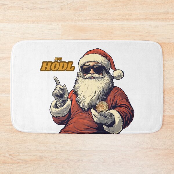 Artikelvorschau, Santa Bitcoin Just Hodl entworfen und verkauft von NicolasGlowArt.