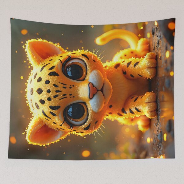 Item preview, Cute Baby Jaguar designed and sold by TheArtOfPat.