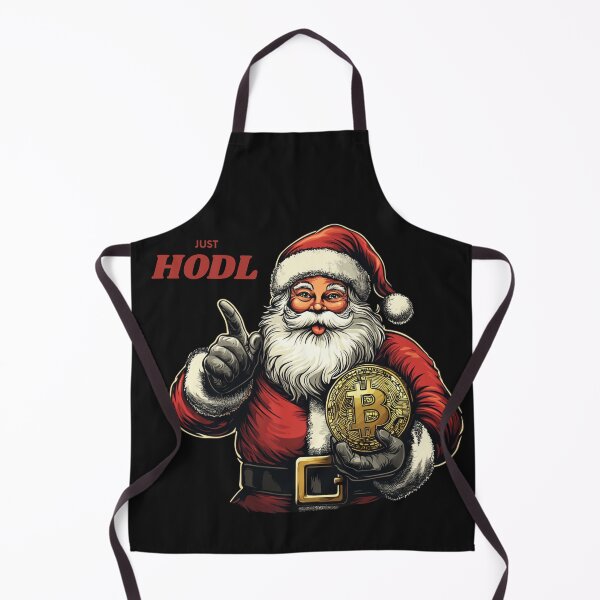 Artikelvorschau, Hodl einfach Santa Bitcoin entworfen und verkauft von NicolasGlowArt.