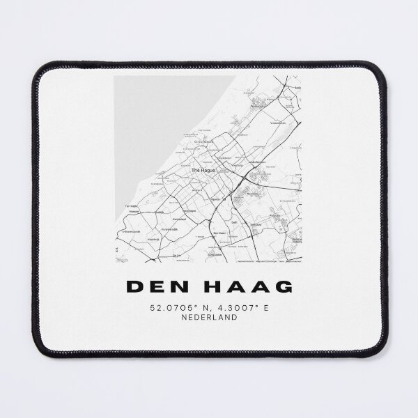 Item preview, The Hague Minimalist Map Art | Netherlands | 52.0705° N, 4.3007° E designed and sold by RM-Journey.