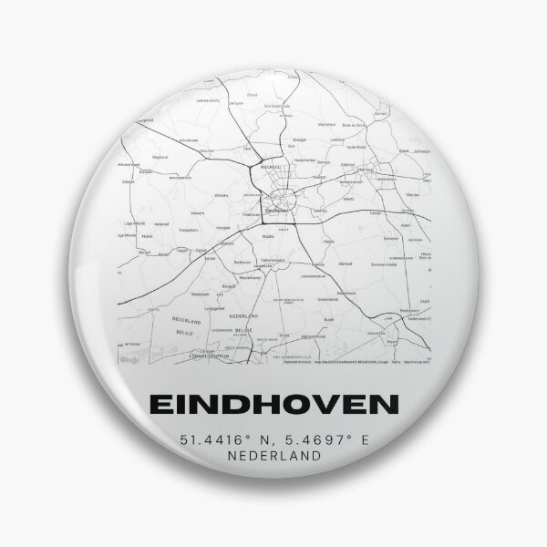 Item preview, Eindhoven Minimalist Map Art | Netherlands | 51.4416° N, 5.4697° E designed and sold by RM-Journey.