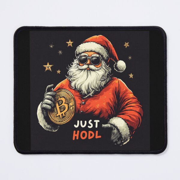 Item preview, Retro Santa Bitcoin designed and sold by NicolasGlowArt.