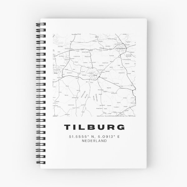 Item preview, Tilburg Minimalist Map Art | Netherlands | 51.5555° N, 5.0913° E designed and sold by RM-Journey.