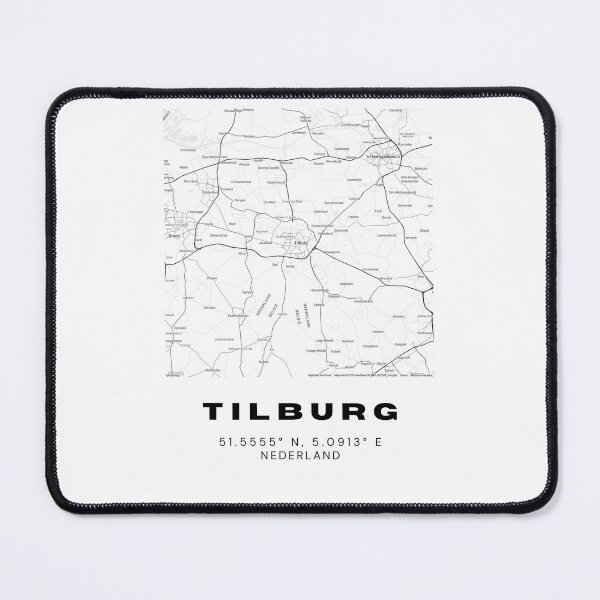Item preview, Tilburg Minimalist Map Art | Netherlands | 51.5555° N, 5.0913° E designed and sold by RM-Journey.