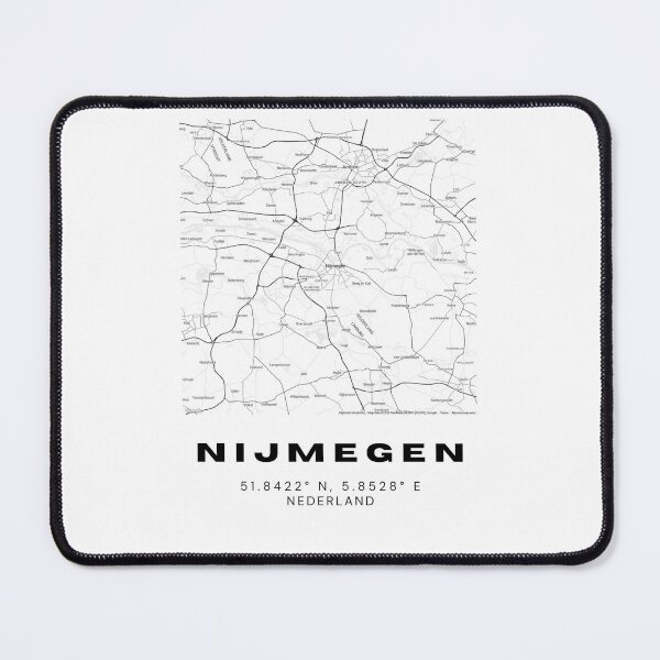 Item preview, Nijmegen Minimalist Map Art | Netherlands | 51.8422° N, 5.8528° E designed and sold by RM-Journey.