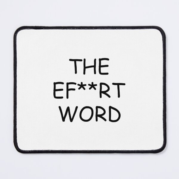 Item preview, Ef Word designed and sold by Warped Woof.
