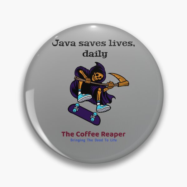 Item preview, The Coffee Reaper Java Saves Lives Daily designed and sold by R-Marc-Designs.