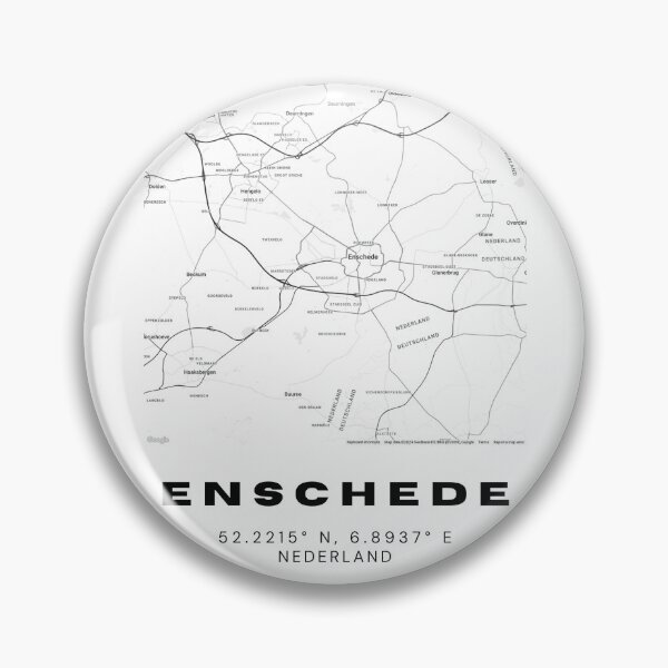 Item preview, Enschede Minimalist Map Art | Netherlands | 52.2215° N, 6.8937° E designed and sold by RM-Journey.