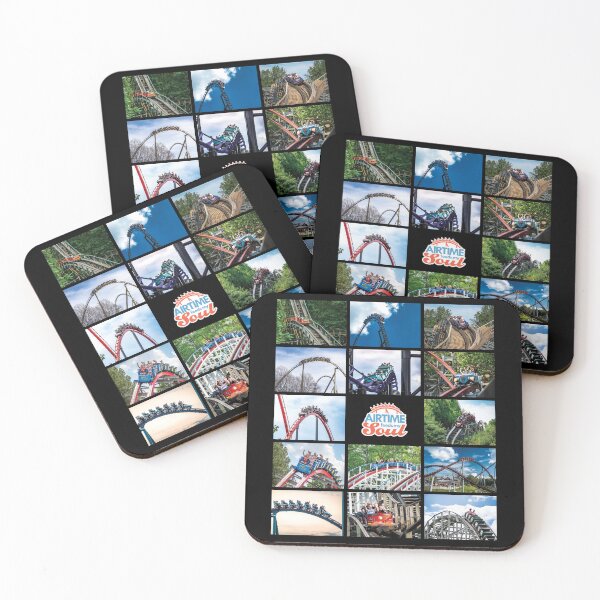 Item preview, Airtime Feeds My Soul Roller Coaster Photo Collage designed and sold by Thrilltography.