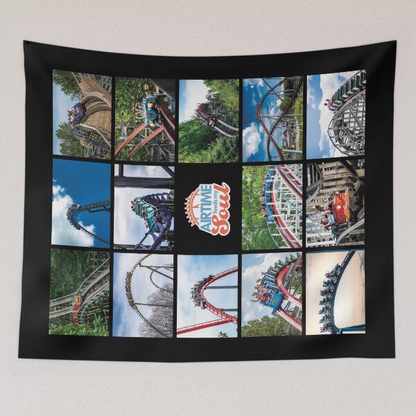 Item preview, Airtime Feeds My Soul Roller Coaster Photo Collage designed and sold by Thrilltography.