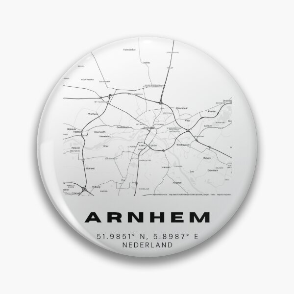 Item preview, Arnhem Minimalist Map Art | Netherlands | 51.9851° N, 5.8987° E designed and sold by RM-Journey.