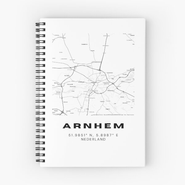 Item preview, Arnhem Minimalist Map Art | Netherlands | 51.9851° N, 5.8987° E designed and sold by RM-Journey.