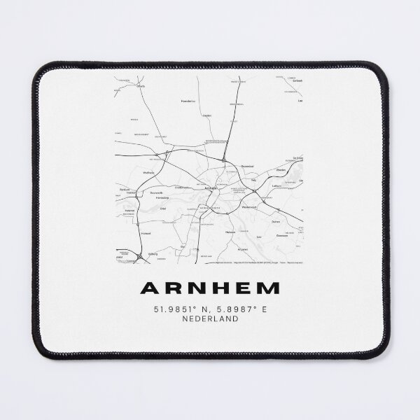 Item preview, Arnhem Minimalist Map Art | Netherlands | 51.9851° N, 5.8987° E designed and sold by RM-Journey.