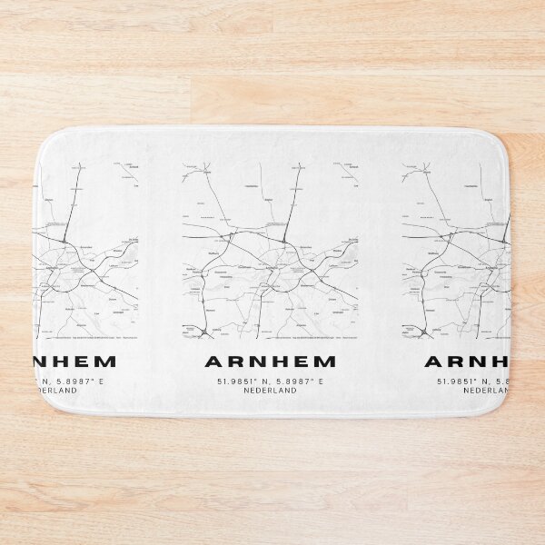 Item preview, Arnhem Minimalist Map Art | Netherlands | 51.9851° N, 5.8987° E designed and sold by RM-Journey.