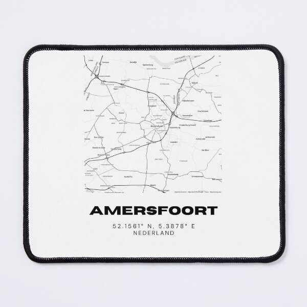 Item preview, Amersfoort Minimalist Map Art | Netherlands | 52.1561° N, 5.3878° E designed and sold by RM-Journey.