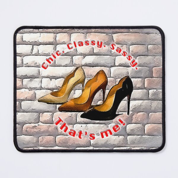 Item preview, Chic High Heels Artwork on Rustic Brick Wall – Classy and Sassy Fashion Art designed and sold by Michael van der Hoorn.