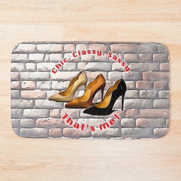 Item preview, Chic High Heels Artwork on Rustic Brick Wall – Classy and Sassy Fashion Art designed and sold by Michael van der Hoorn.