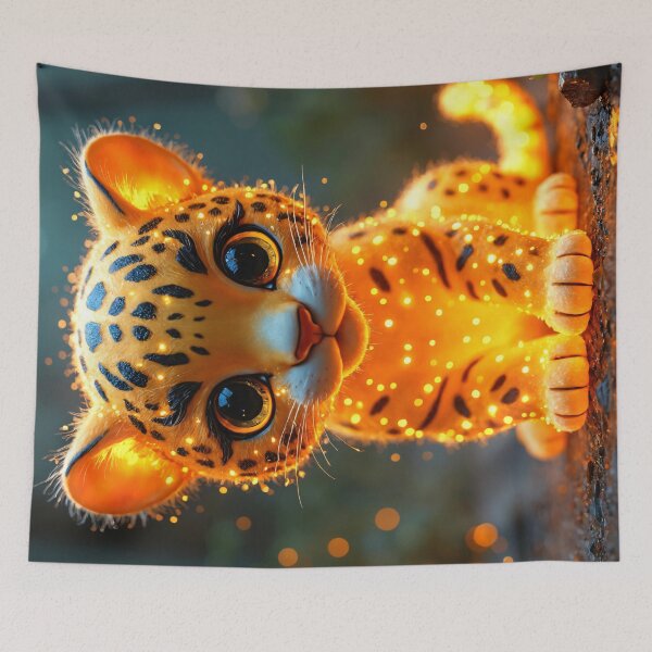 Item preview, Cute Baby Jaguar designed and sold by TheArtOfPat.