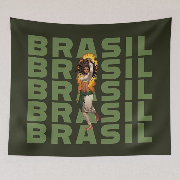 Item preview, BRAZIL CAPOEIRA WOMAN designed and sold by La Loca.