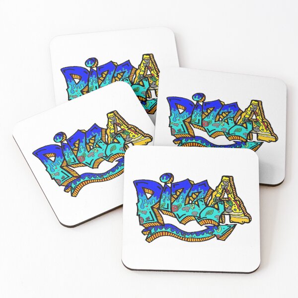 Item preview, Blue Pizza by LowEndGraphics designed and sold by LowEndGraphics.
