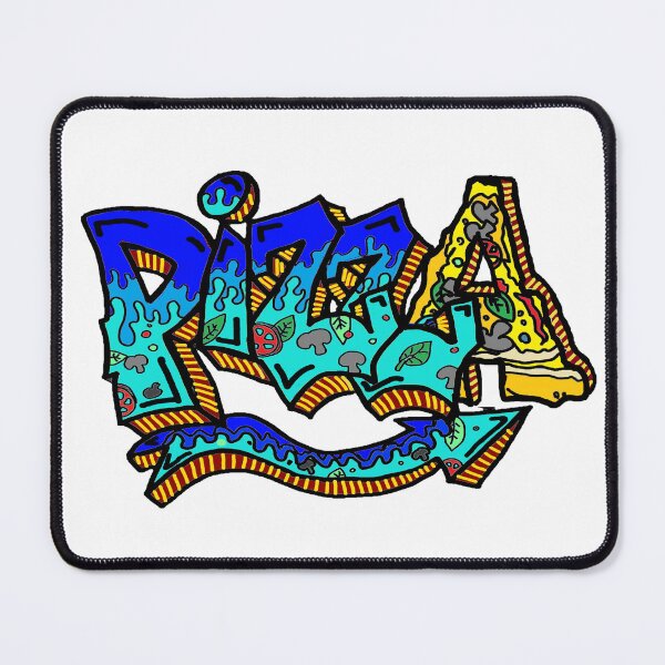 Item preview, Blue Pizza by LowEndGraphics designed and sold by LowEndGraphics.