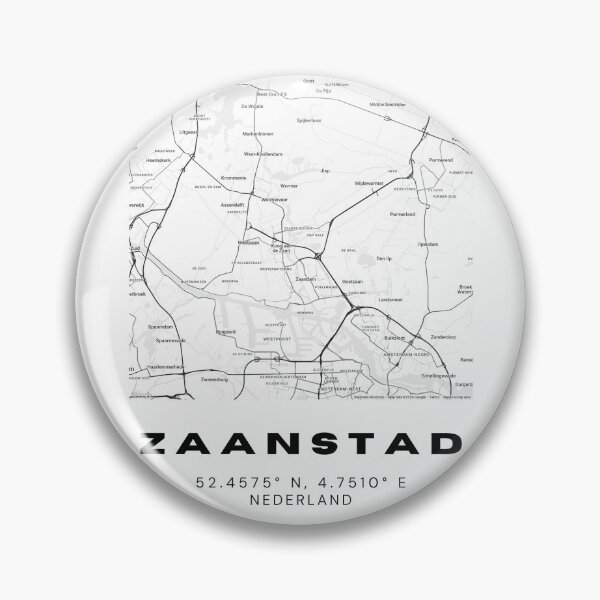 Item preview, Zaanstad Minimalist Map Art | Netherlands | 52.4575° N, 4.7510° E designed and sold by RM-Journey.