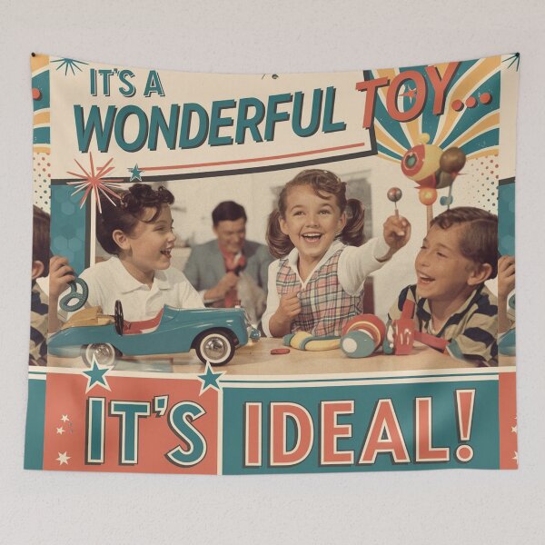 Item preview, 1950s Ideal Toys Nostalgic Retro Childhood Ad Tribute designed and sold by 90snerd.