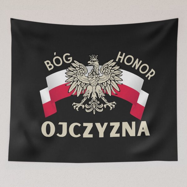 Item preview, Bóg Honor Ojczyzna Poland Pride Poland Eagle Poland Independence Day designed and sold by Anniko Art Studio.