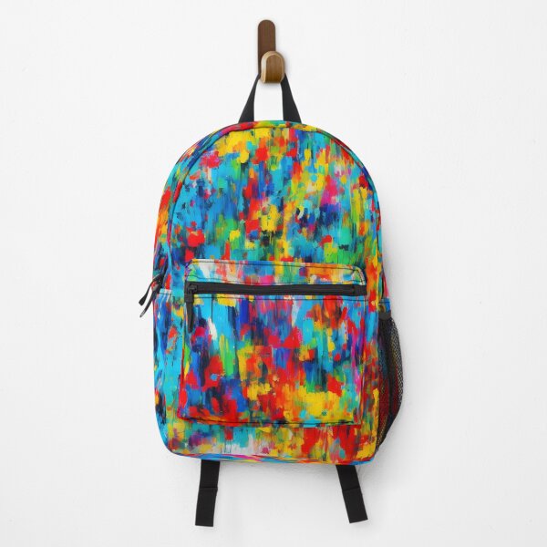 Item preview, Multicolor Abstract Brush Strokes designed and sold by Fab-Haven.