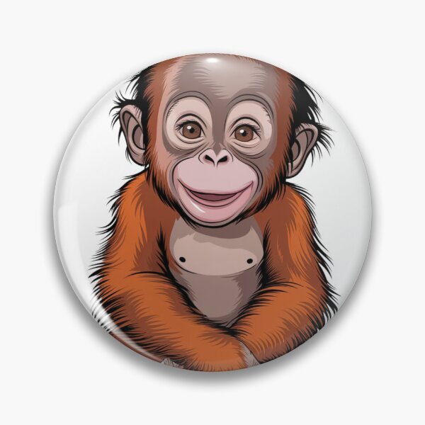 Artikelvorschau, Glückliche Orang-Utan-Babys entworfen und verkauft von Tropical art.