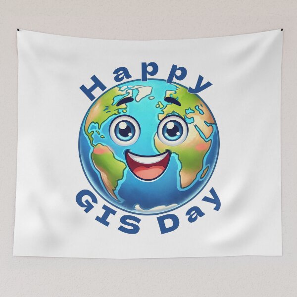 Item preview, Happy GIS Day designed and sold by Young Design Lab.