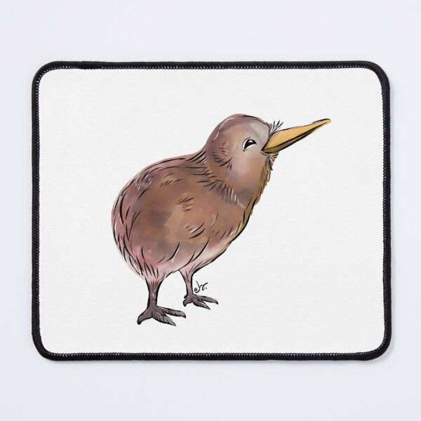 Item preview, Cute Kiwi bird native birds of New Zealand designed and sold by ebozzastudio.