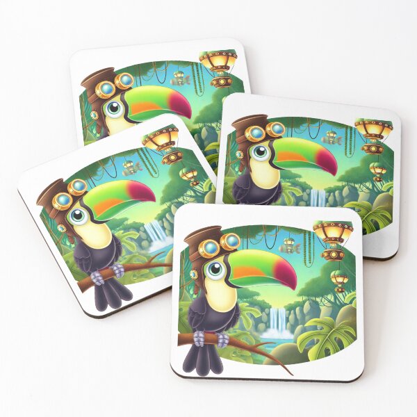 Item preview, Steampunk Keel-Billed Toucan designed and sold by Sillytoe.
