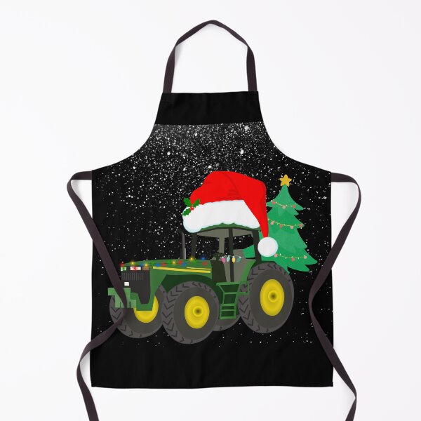 Item preview, Christmas Farm Tractor Christmas Tree Lights Santa Farmer, Christmas on the Farm Tractor Sleigh Ugly Christmas designed and sold by Dabbing Turtle Designs.