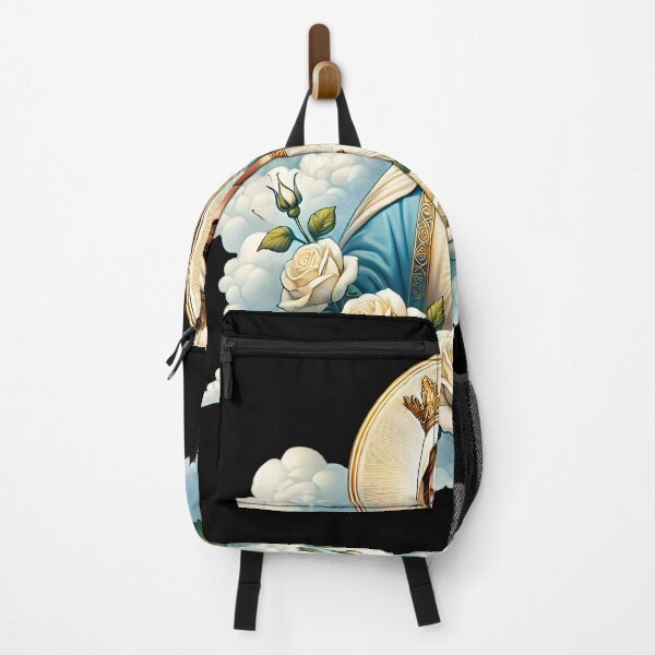 Item preview, Virgin Mary Floral Sacred Heart Art designed and sold by DrawHandArt.